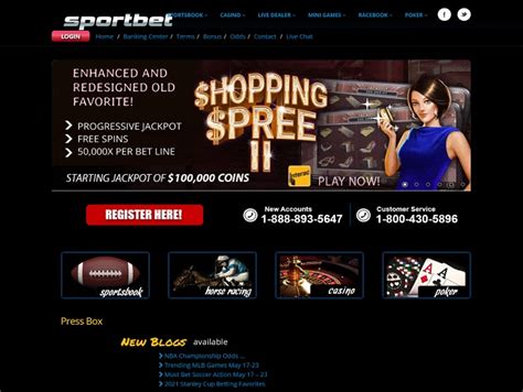 Sportbet casino login